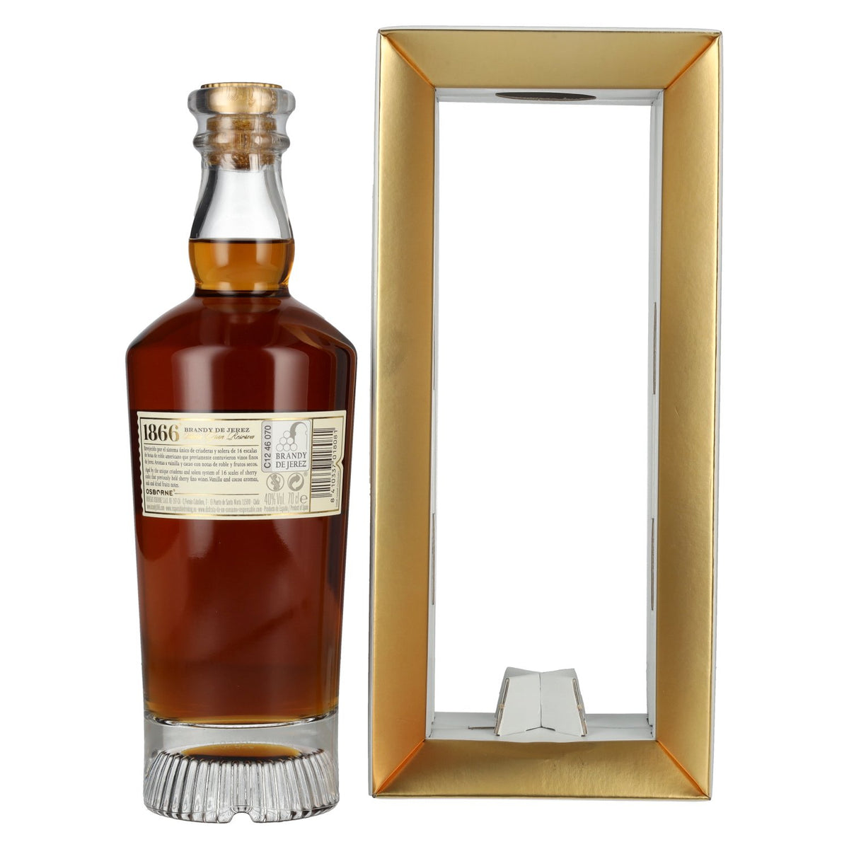 1866 Brandy Solera Gran Reserva 40% Vol. 0,7l in Geschenkbox