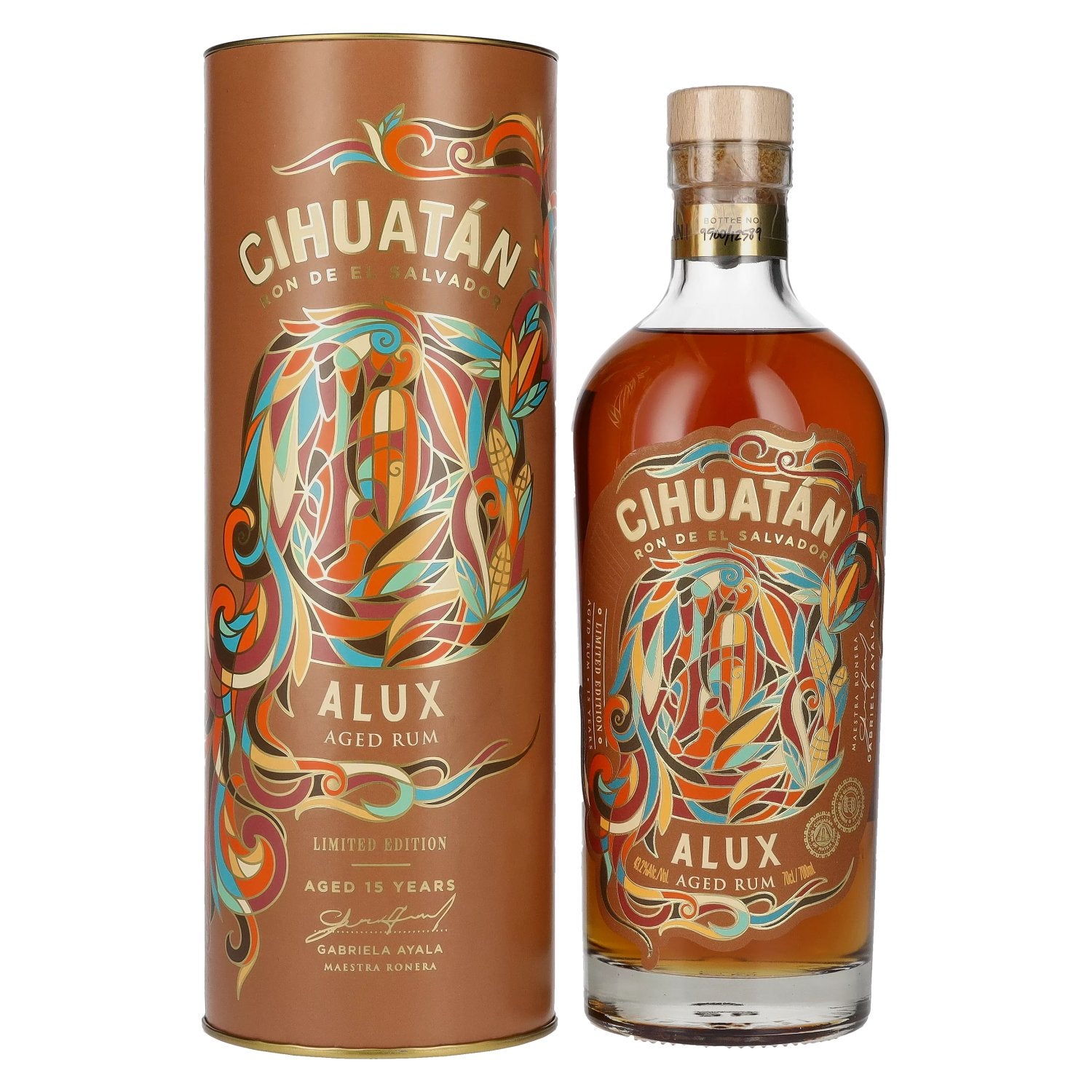 Cihuatán 15 Alux Aged Rum Limited Edition 43,2% Vol. 0,7l in gift box