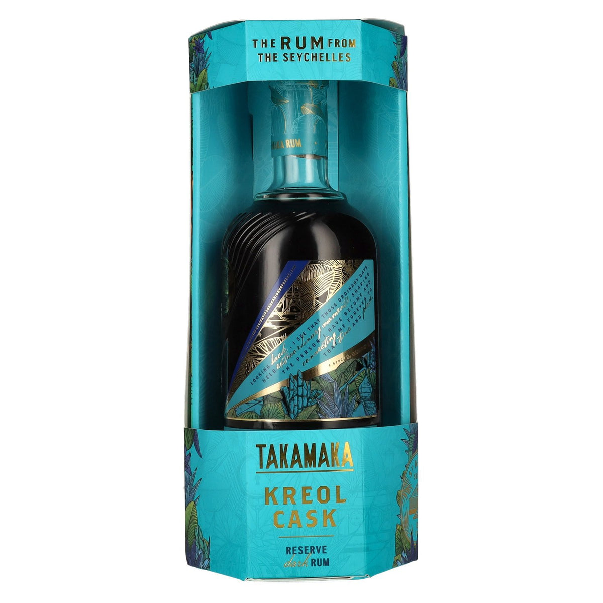 Takamaka KREOL CASK Reserve Dark Rum 40.3% vol. 0.7 l in a gift box