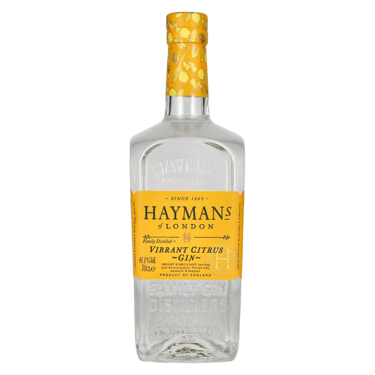 Hayman's of London VIBRANT CITRUS GIN 41.1% vol. 0.7 l