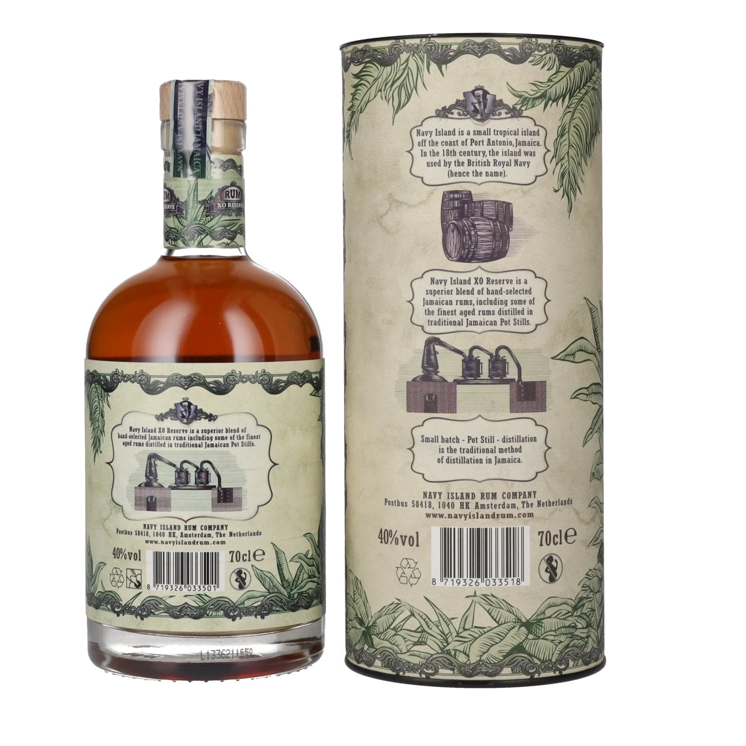 Navy Island JAMAICA XO Reserve Rum 40% Vol. 0,7l in Geschenkbox