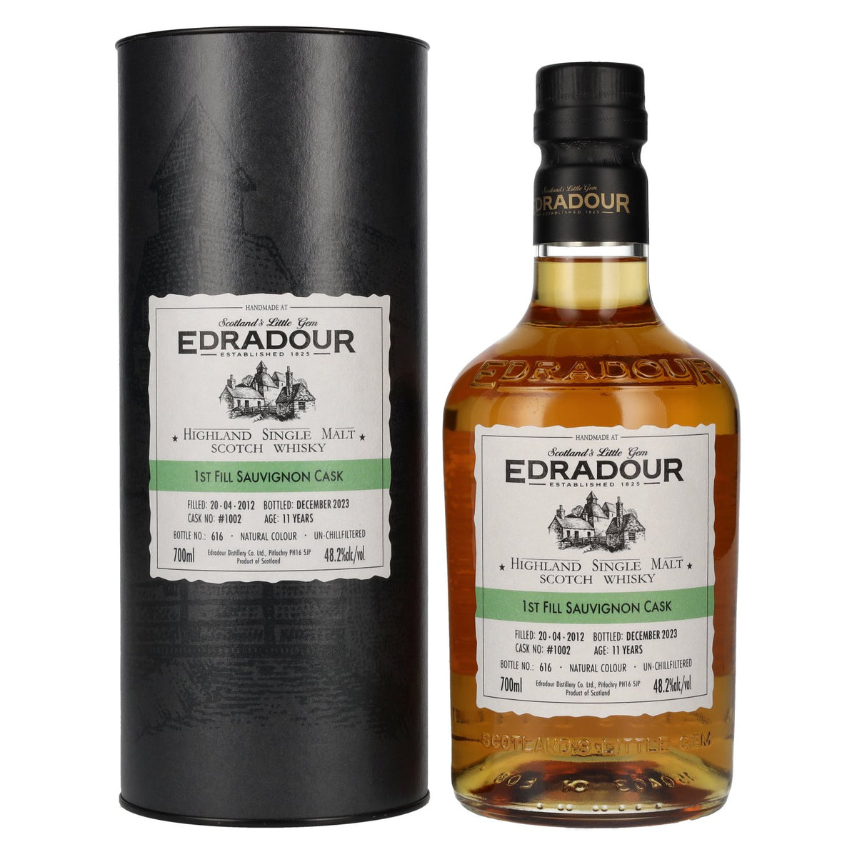 Edradour 11 Years Old ST. MICHAEL-EPPAN Sauvignon Cask #1002 2012 48,2% Vol. 0,7l in gift box