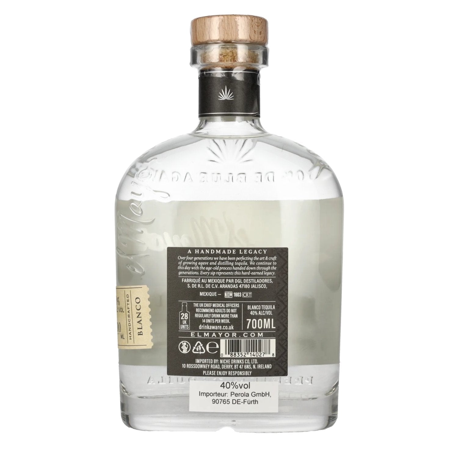 El Mayor Blanco Tequila 100% Agave 40% Vol. 0,7l
