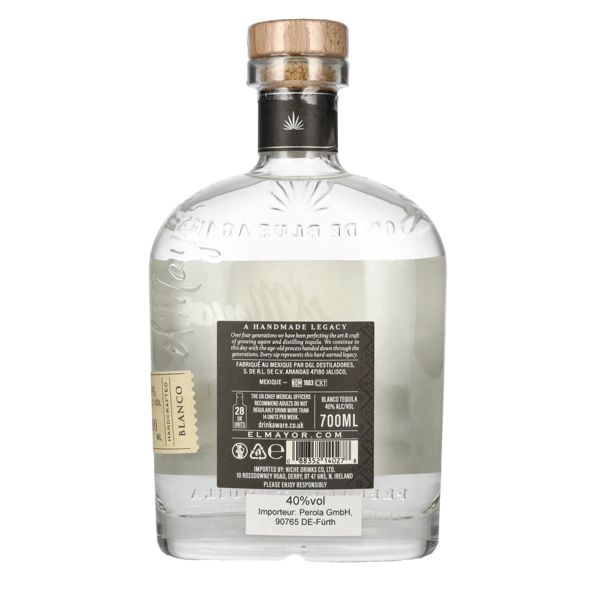 El Mayor Blanco Tequila 100% Agave 40% vol. 0.7 l