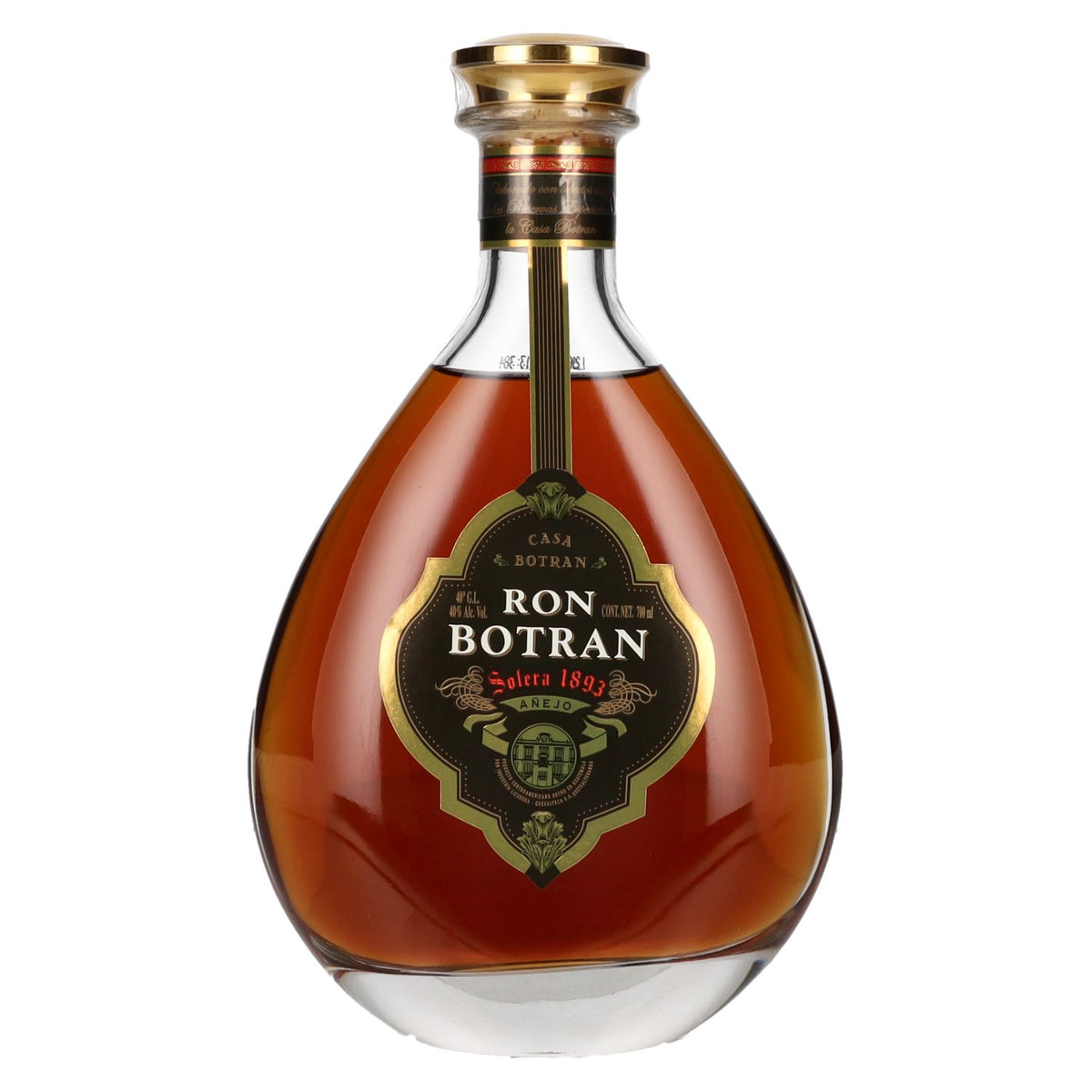 Botran Ron Solera 1893 Añejo Decanter 40% Vol. 0,7l