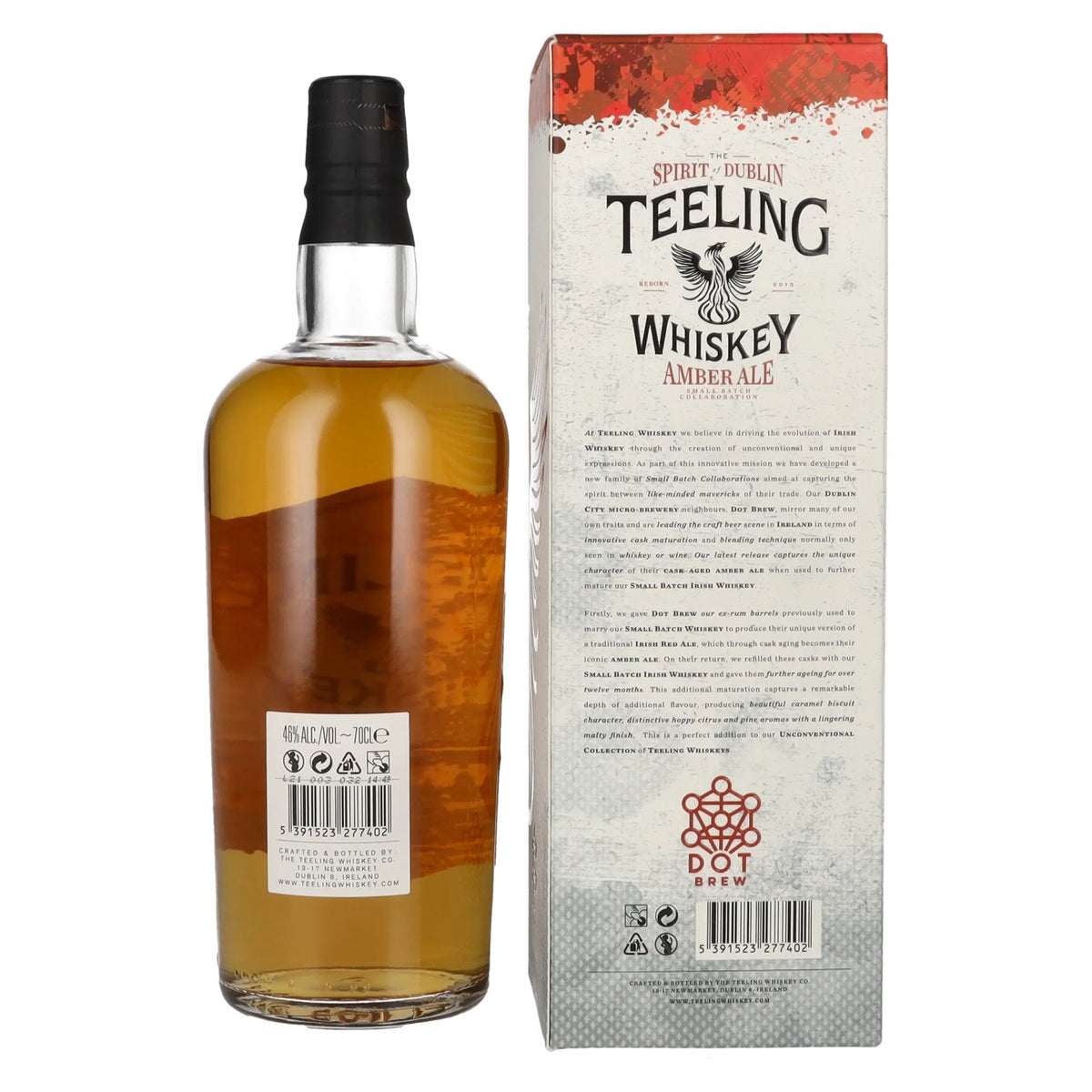 Teeling AMBER ALE Small Batch Collaboration Irish Whiskey 46% Vol. 0,7l in gift box
