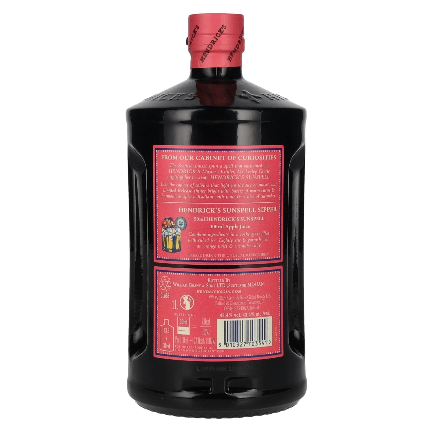 Hendrick's Gin SUNSPELL 43,4% Vol. 1l