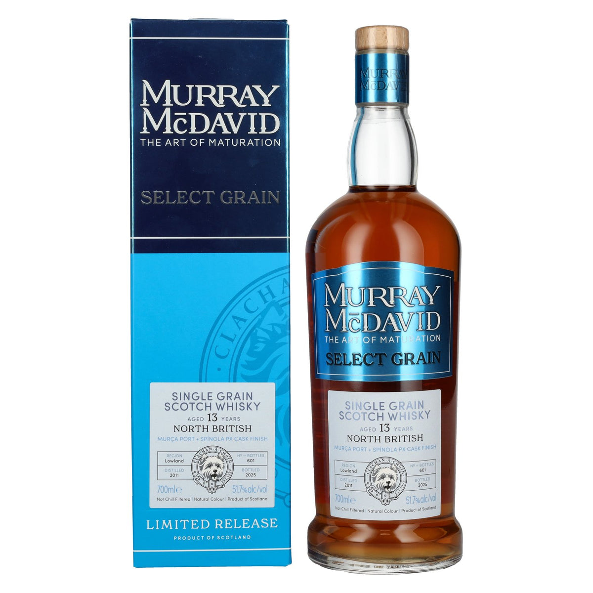 Murray McDavid BENCHMARK 13 Years Old NORTH BRITISH Port &amp; PX Cask Finish 2011 51,7% Vol. 0,7l in gift box