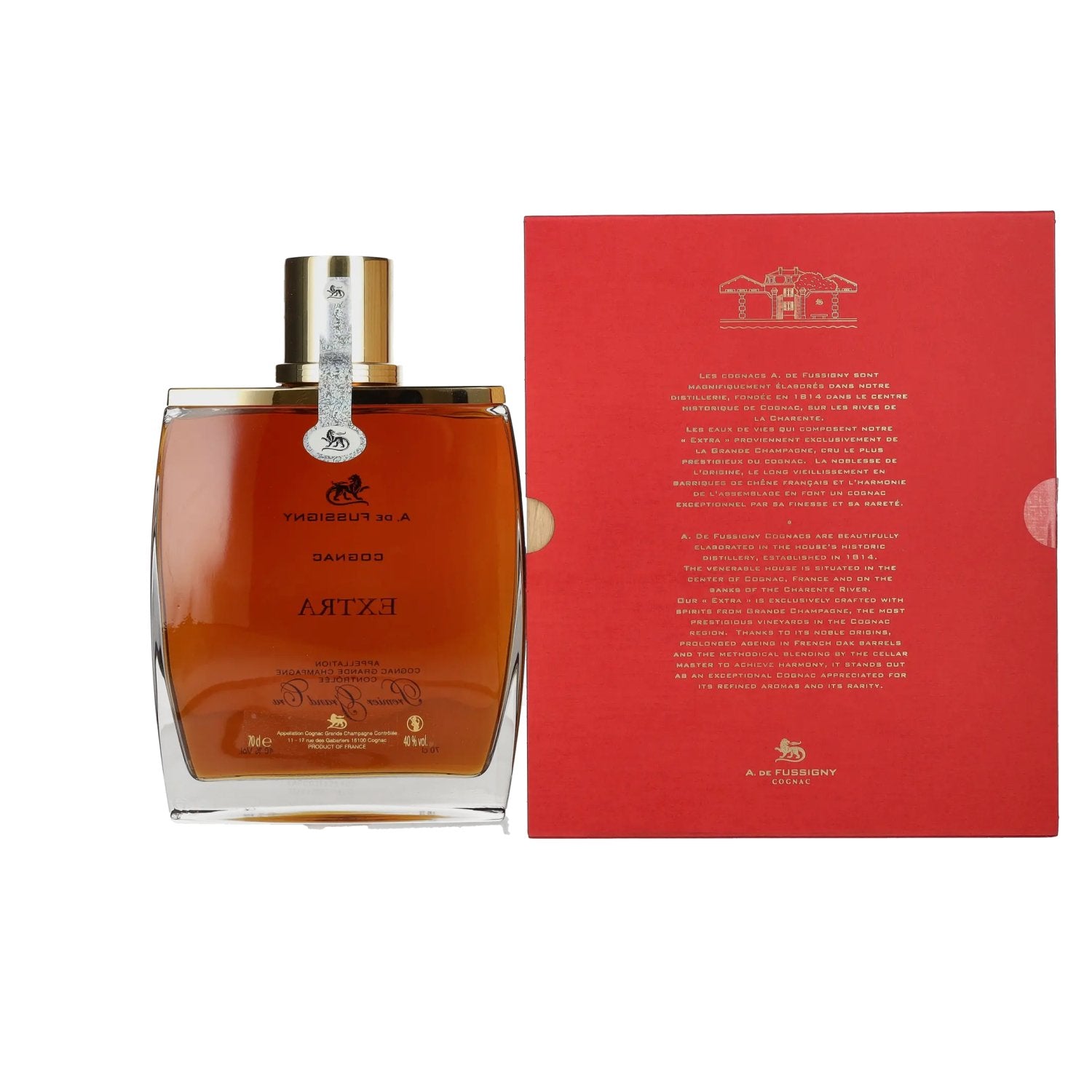 A. de Fussigny EXTRA Premier Grand Cru Cognac 40% Vol. 0,7l in gift box