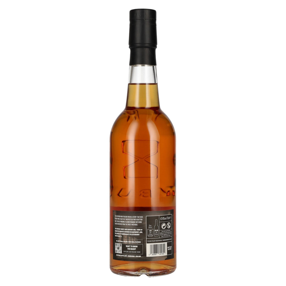 Holyrood Distillery NOIR Burgundy Yeast Single Malt Scotch Whisky 47,4% Vol. 0,7l