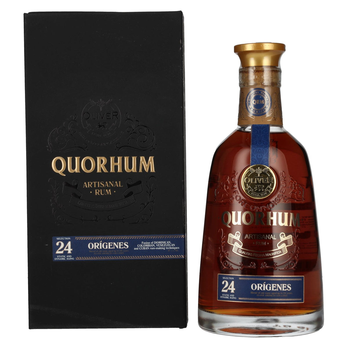 Ron Quorhum 24 Sistema Solera ORÍGENES 40% Vol. 0,7l in gift box