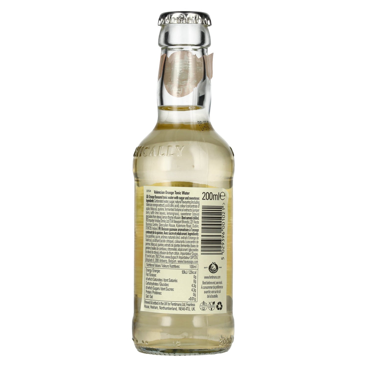 Fentimans VALENCIAN ORANGE Tonic Water 6x4x0.2l