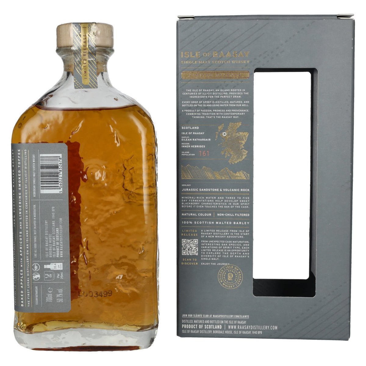 Isle of RAASAY Marsala Cask Single Malt Limited Release 50,7% Vol. 0,7l in Geschenkbox