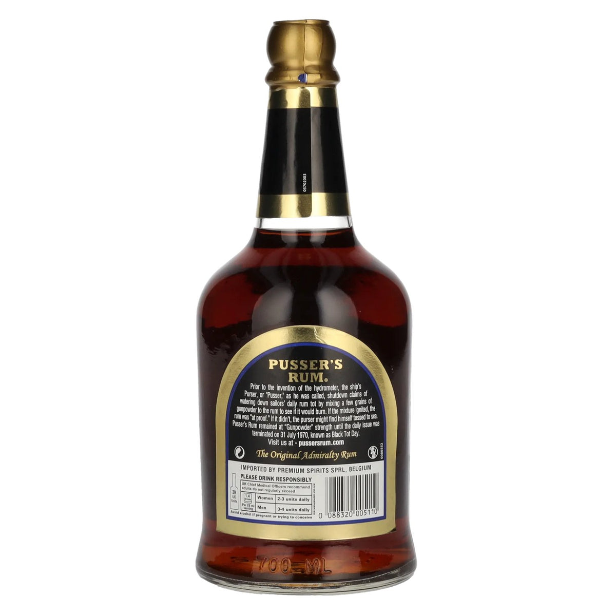 Pusser's Rum Gunpowder Proof 54,5% Vol. 0,7l