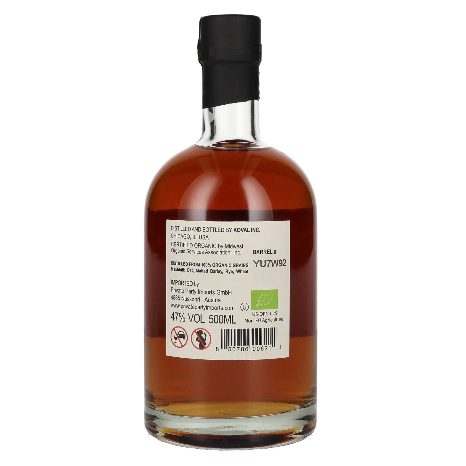 Koval Four Grain Single Barrel Whiskey 47% Vol. 0,5l