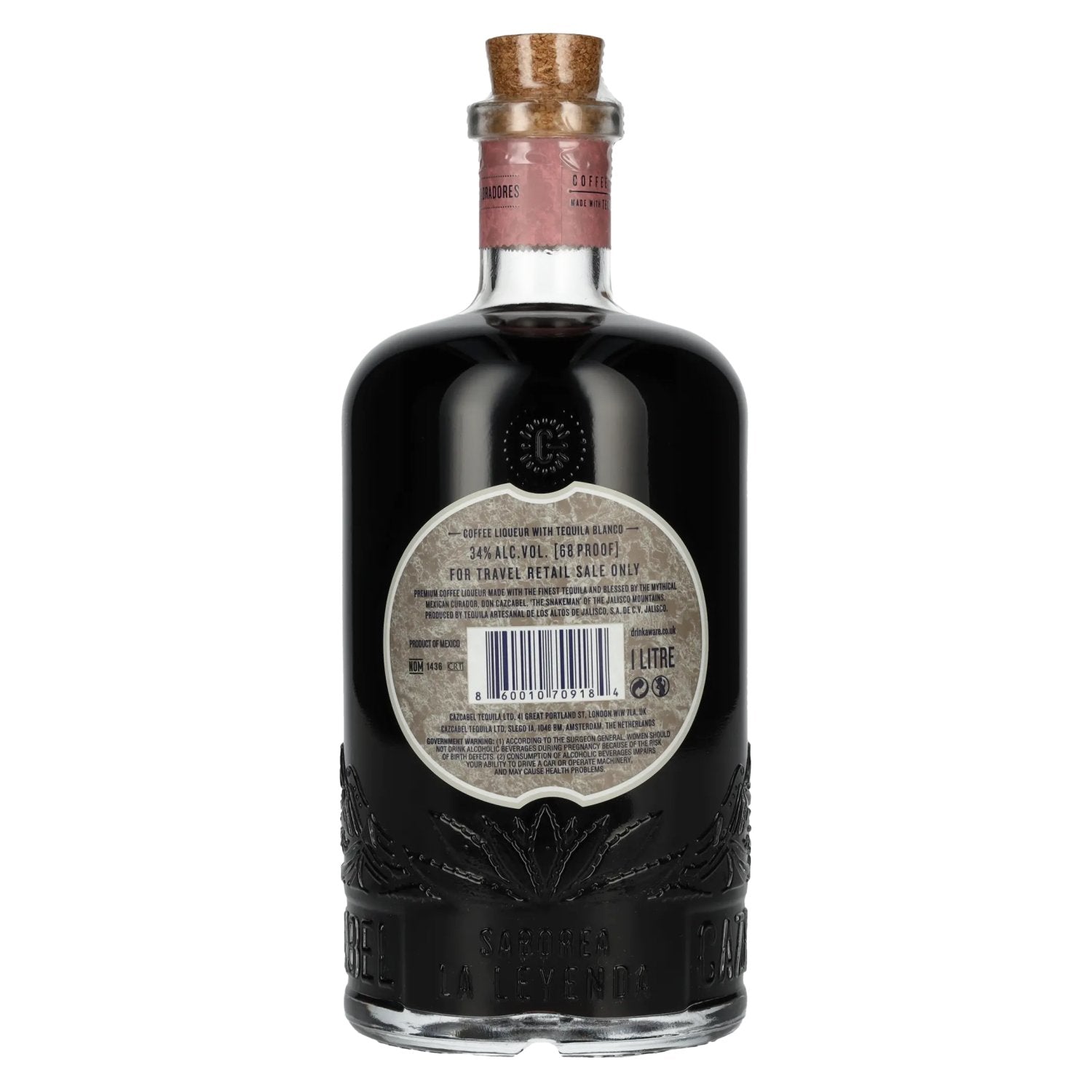 Cazcabel COFFEE Tequila Liqueur 34% vol. 1l