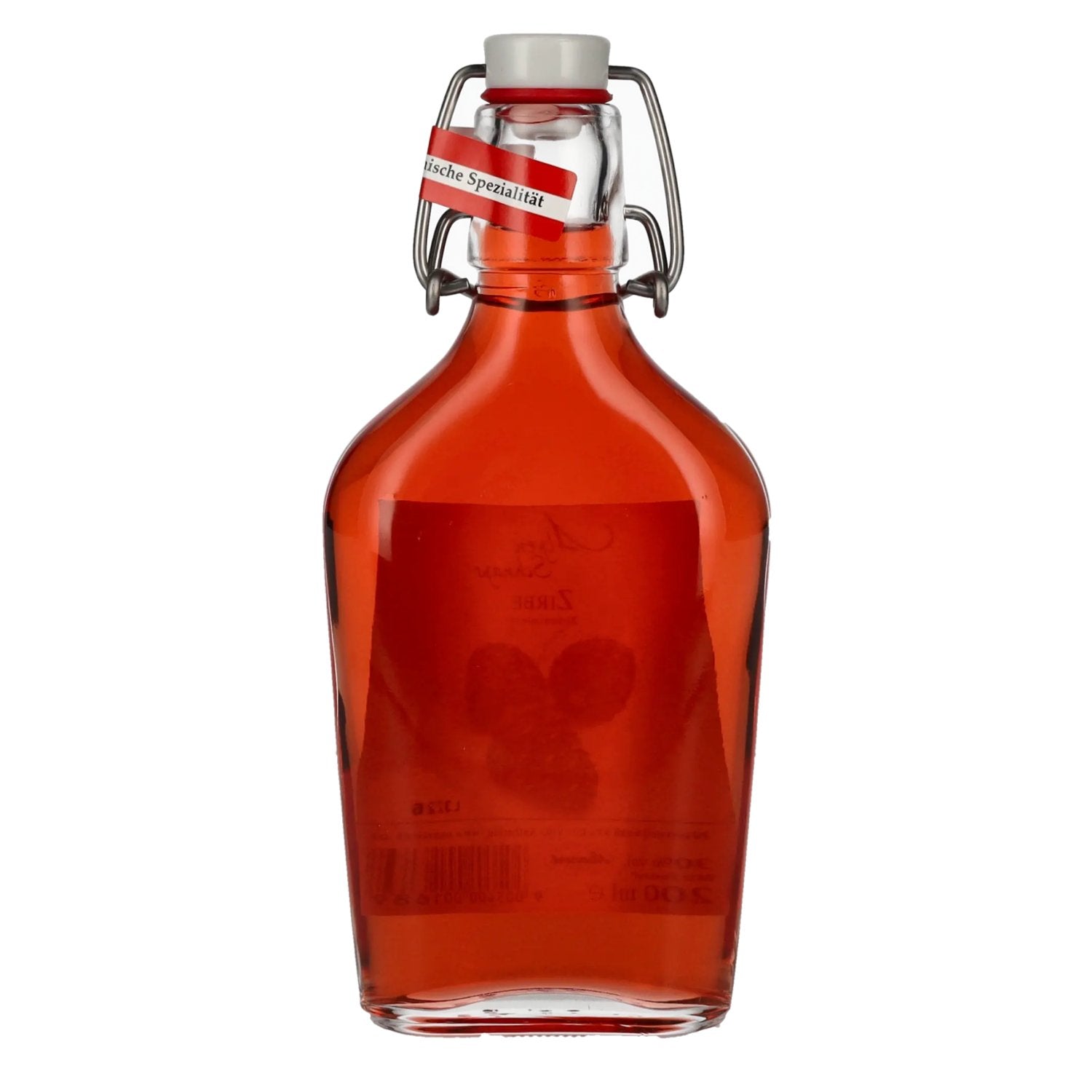 Nannerl Alpenschnaps ZIRBE Zirbenliqueur 30% Vol. 0,2l in der Taschenflasche