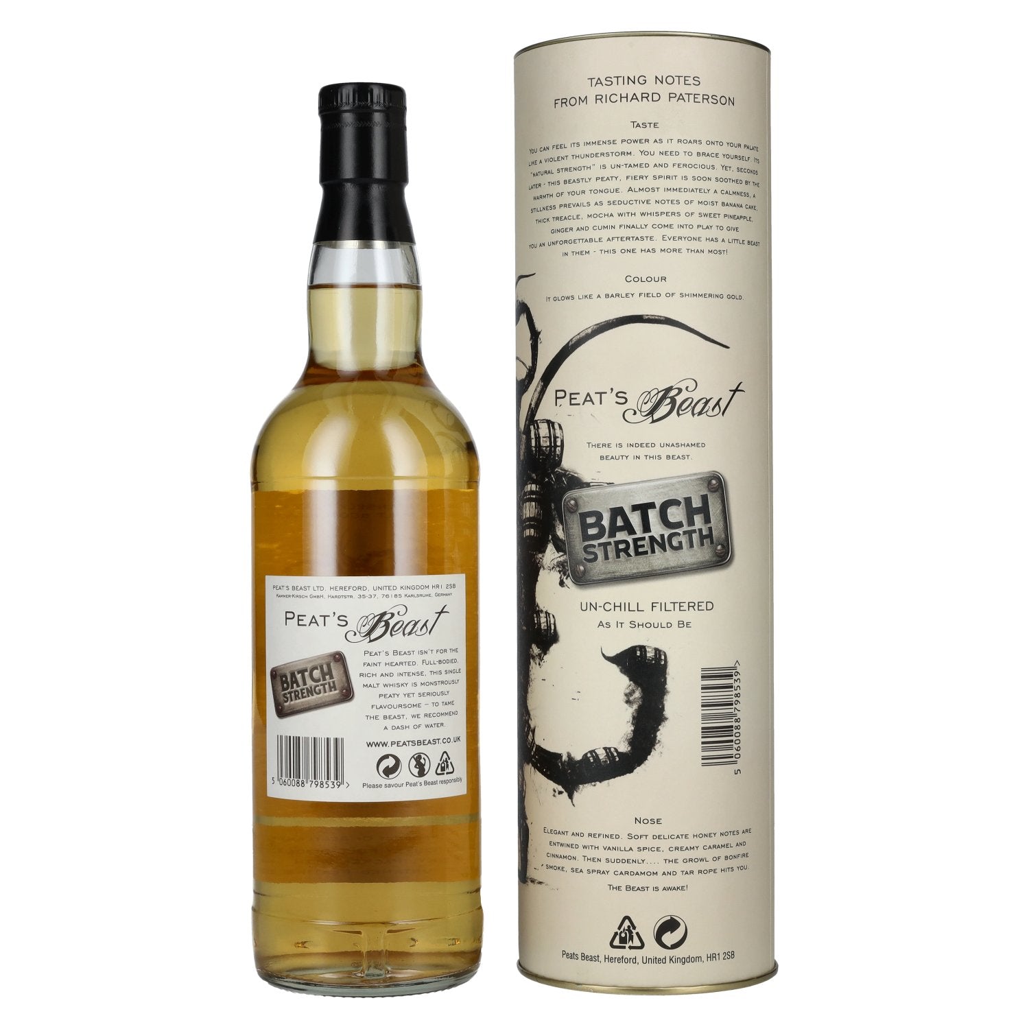 Peat's Beast Batch Strength 52,1% vol. 0,7l en boîte cadeau
