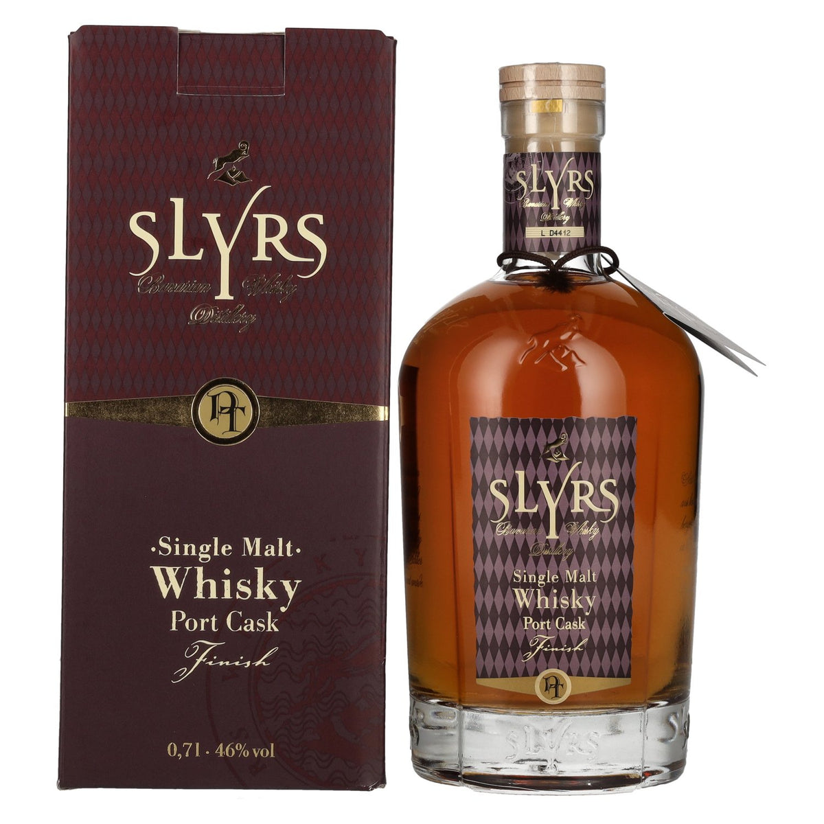 Whisky single malt Slyrs, finition en fût de porto, 46 % vol., 0,7 l, dans un coffret cadeau
