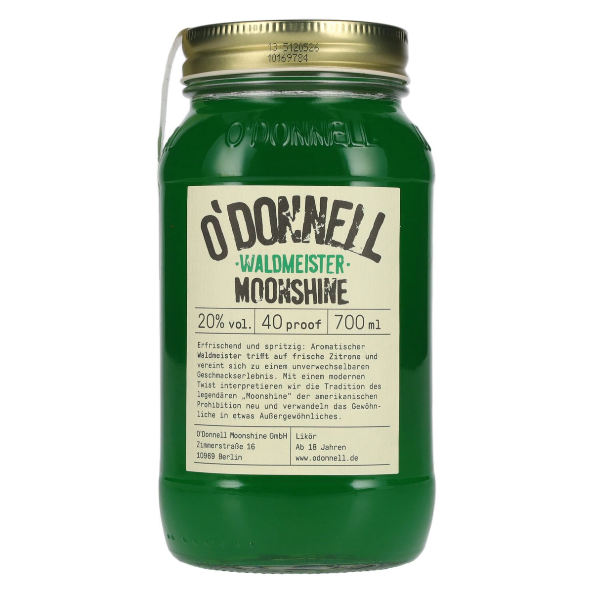 Liqueur O'Donnell Moonshine WALDMEISTER 20 % vol. 0,7 l