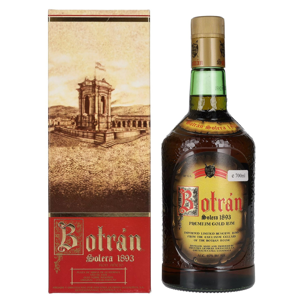 Botran Ron Botran Solera 1893 PRIMERA EDICION Premium Gold Rum 40% Vol. 0,7l in gift box