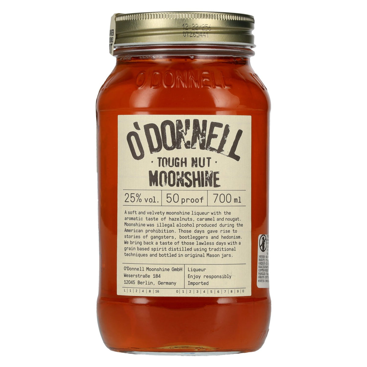 Liqueur O'Donnell Moonshine « HARTE NUSS » 25 % vol. 0,7 l