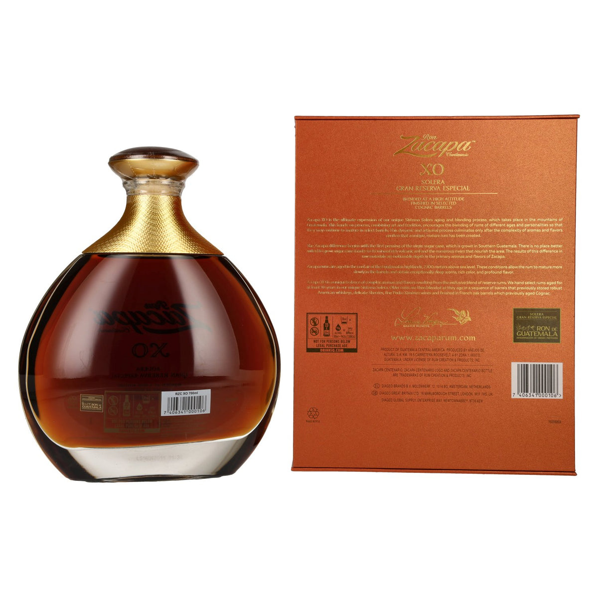 Ron Zacapa Centenario XO Solera Gran Reserva Especial 40% Vol. 0,7l in gift box