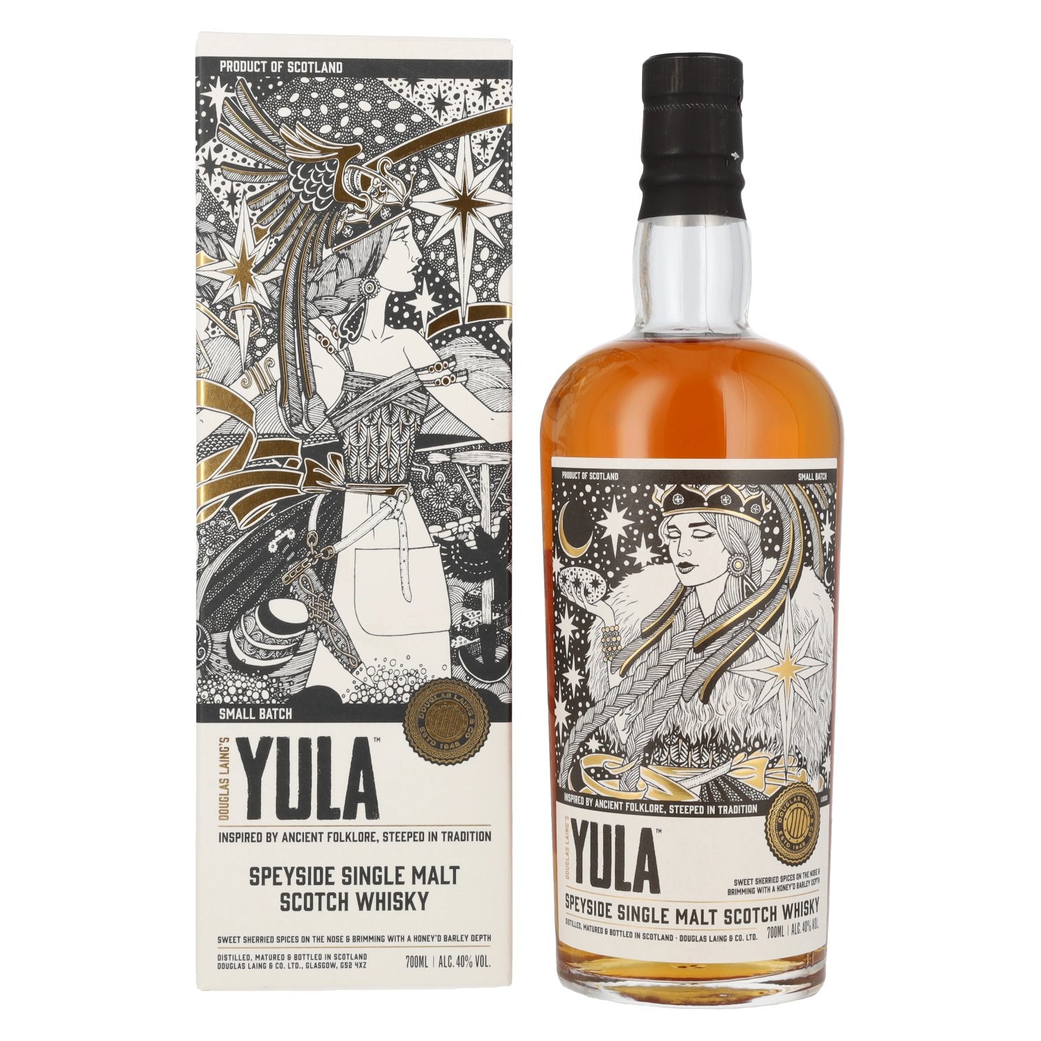 Douglas Laing YULA Speyside Single Malt Scotch Whisky 40% Vol. 0,7l in Geschenkbox