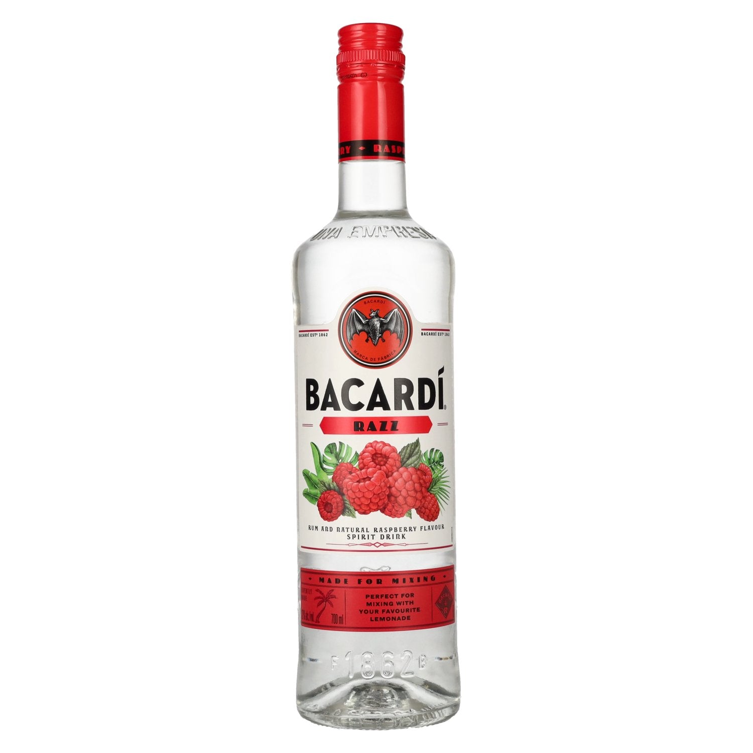 Bacardi Razz Raspberry Spirit Drink 27% vol. 0,7l