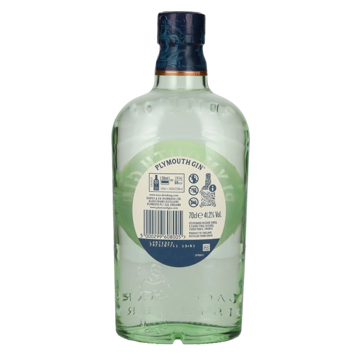 Plymouth Original Strength Dry Gin 41,2% vol. 0,7l