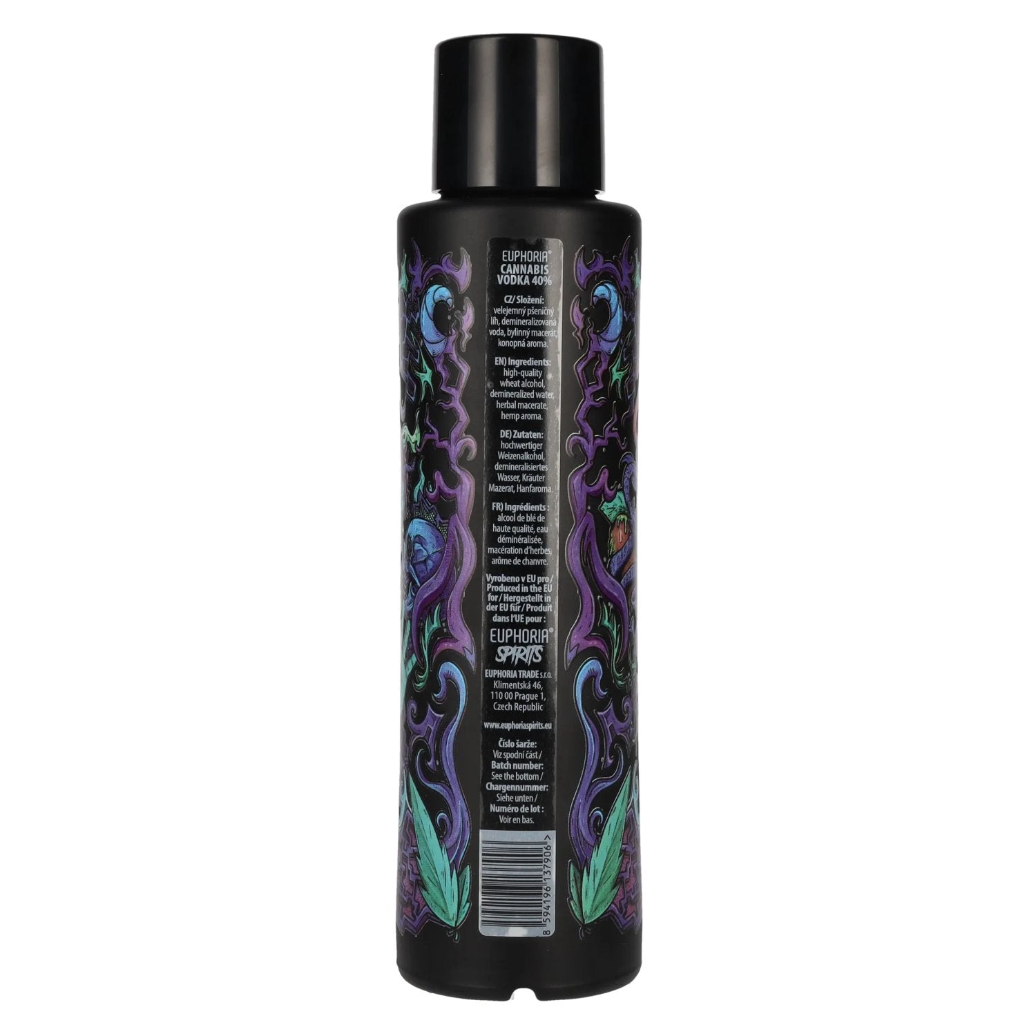 EUPHORIA Cannabis Vodka Madness Edition 40% vol. 0,5l