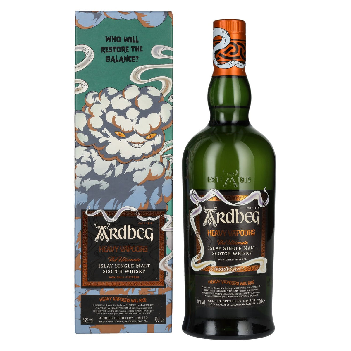 Ardbeg HEAVY VAPOURS Islay Single Malt 46% Vol. 0,7l in gift box