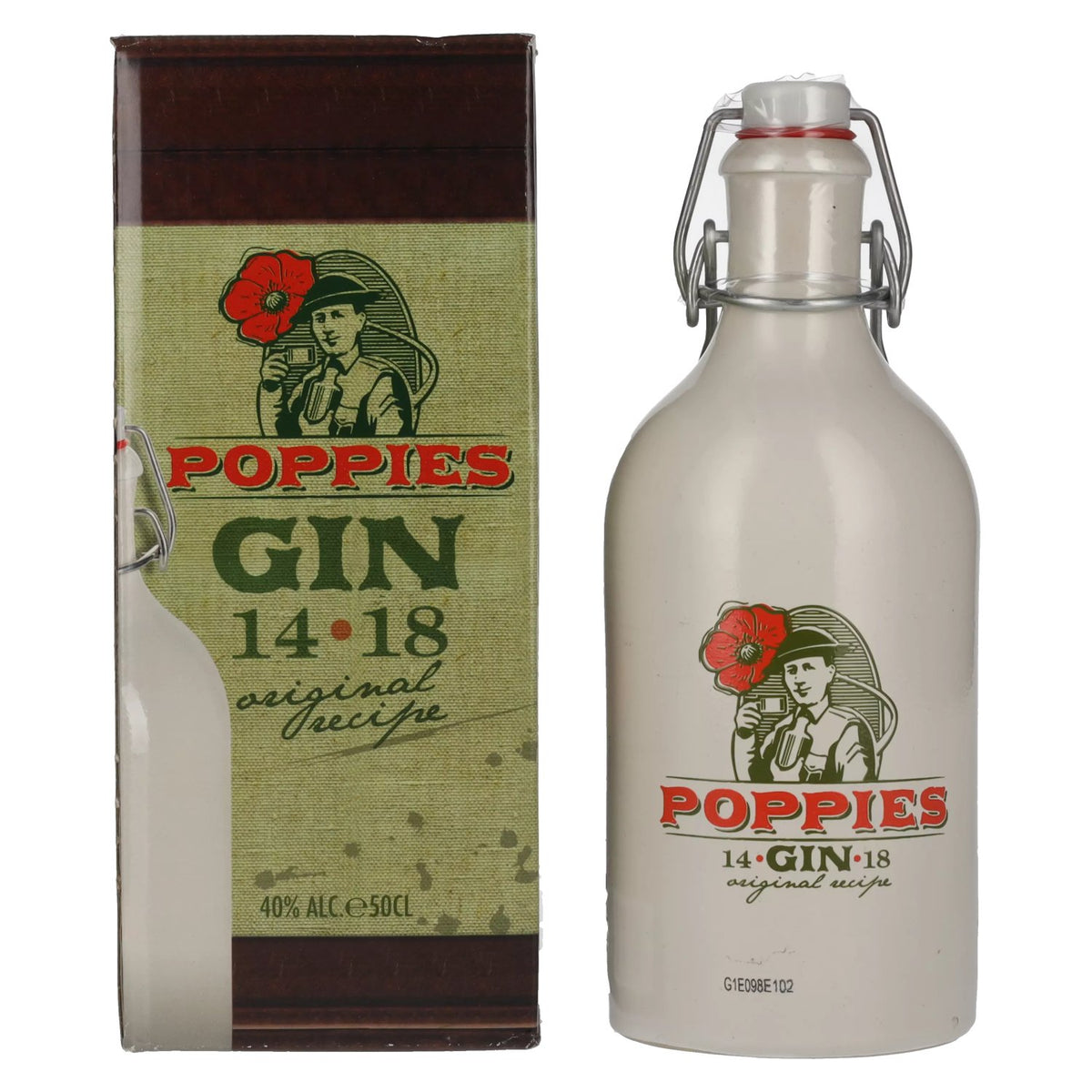 Poppies Gin 40% Vol. 0,5l in gift box