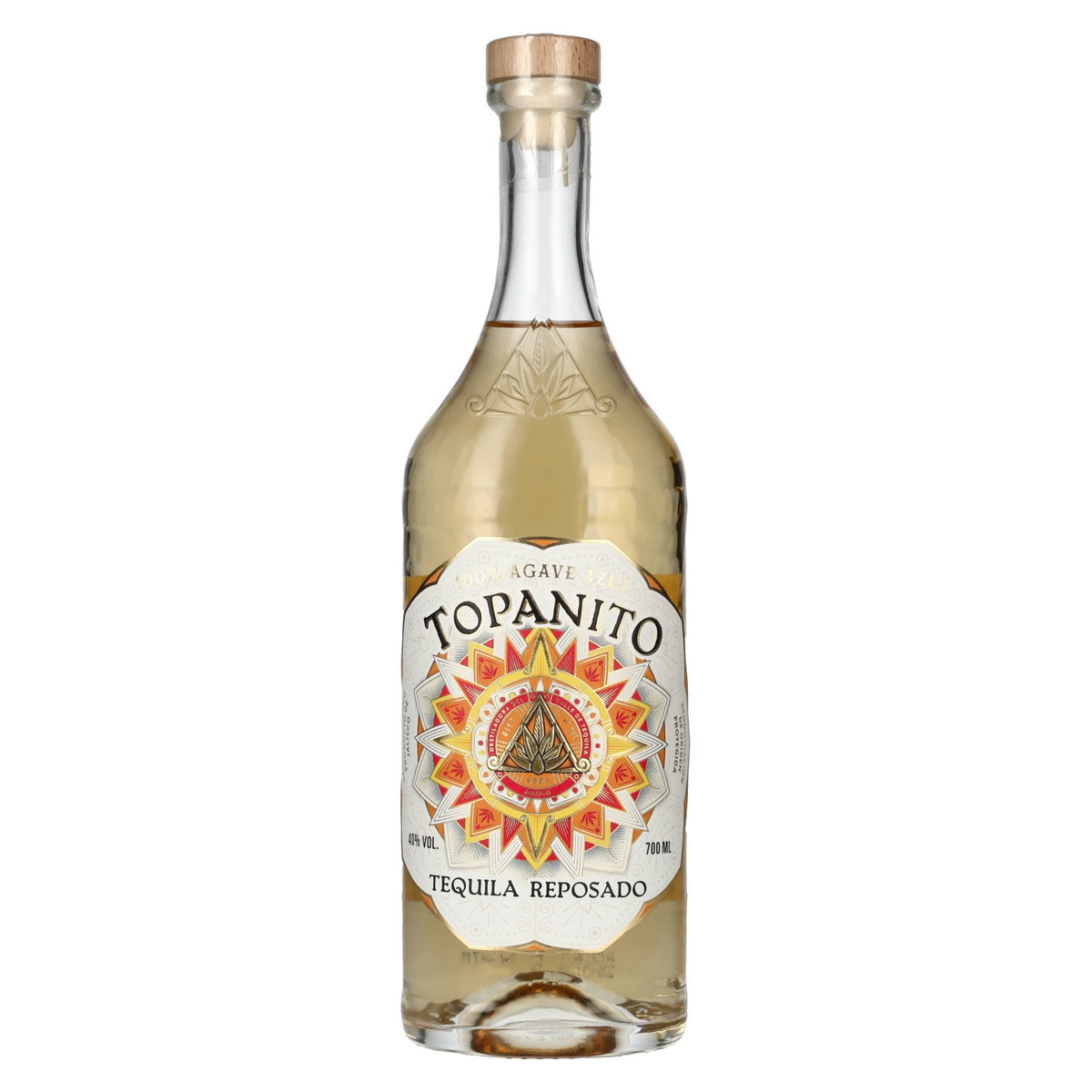 Topanito Reposado Tequila 100% Blue Agave 40% ABV 0.7l