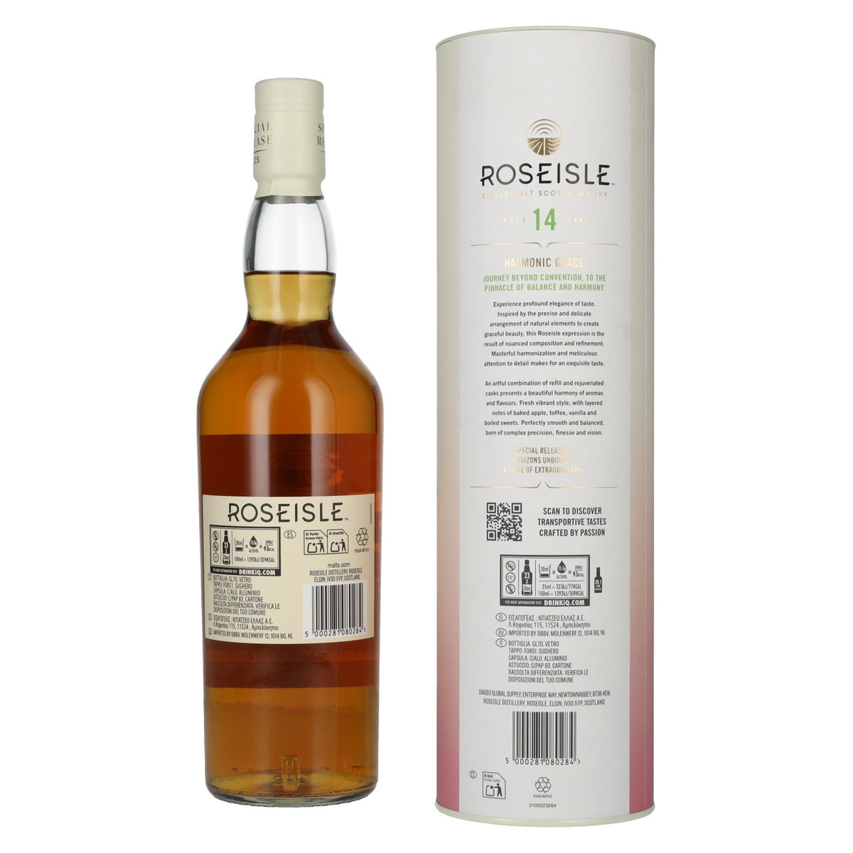 Roseisle 14 Years Old HARMONIC GRACE Single Malt Special Release 2025 55,9% Vol. 0,7l in Geschenkbox