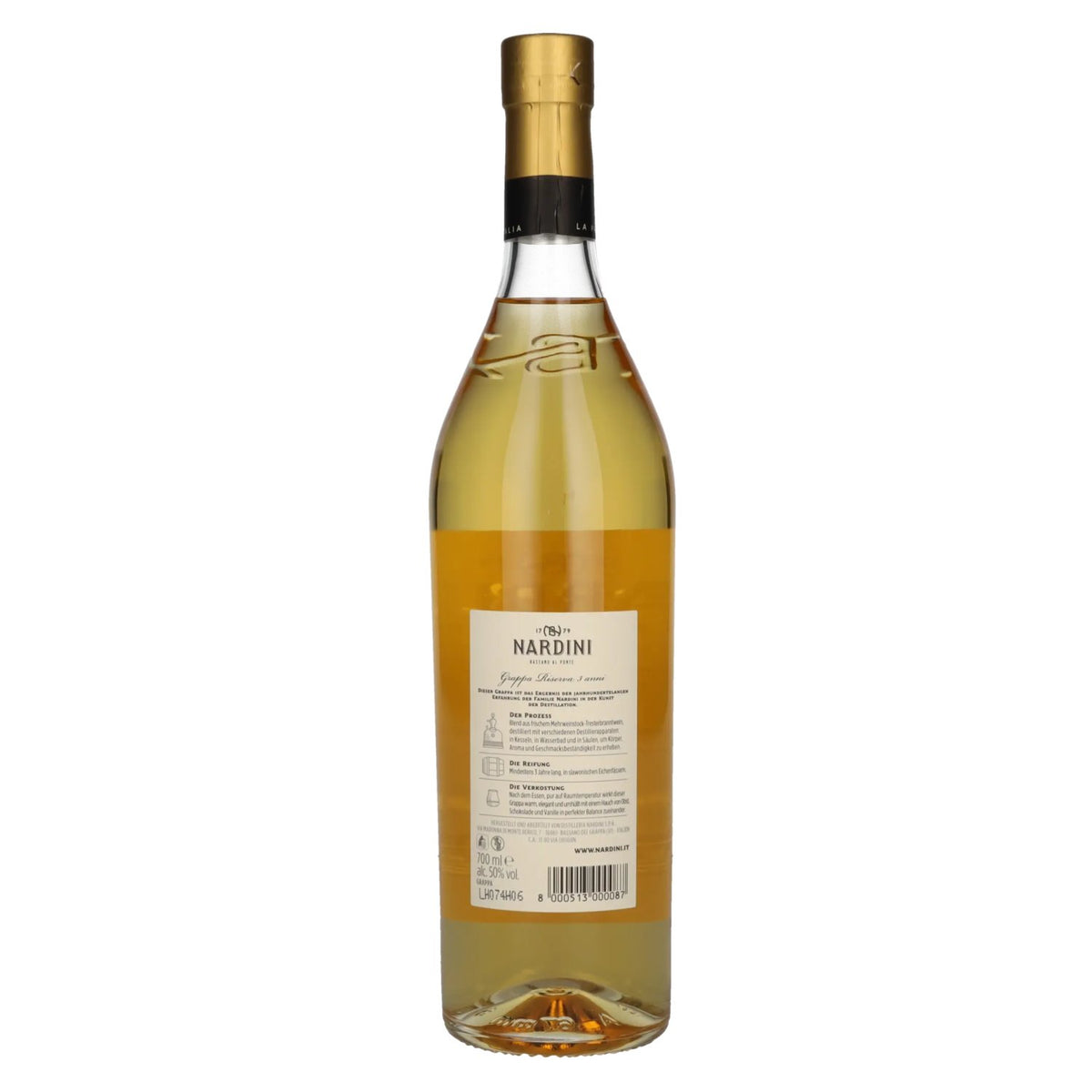 Nardini Grappa Riserva 50% Vol. 0,7l