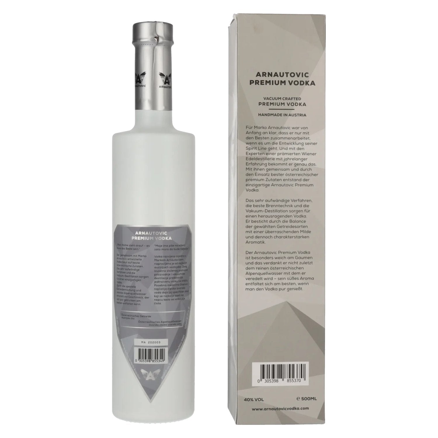 Arnautovic Premium Vodka 40% Vol. 0,5l in Geschenkbox