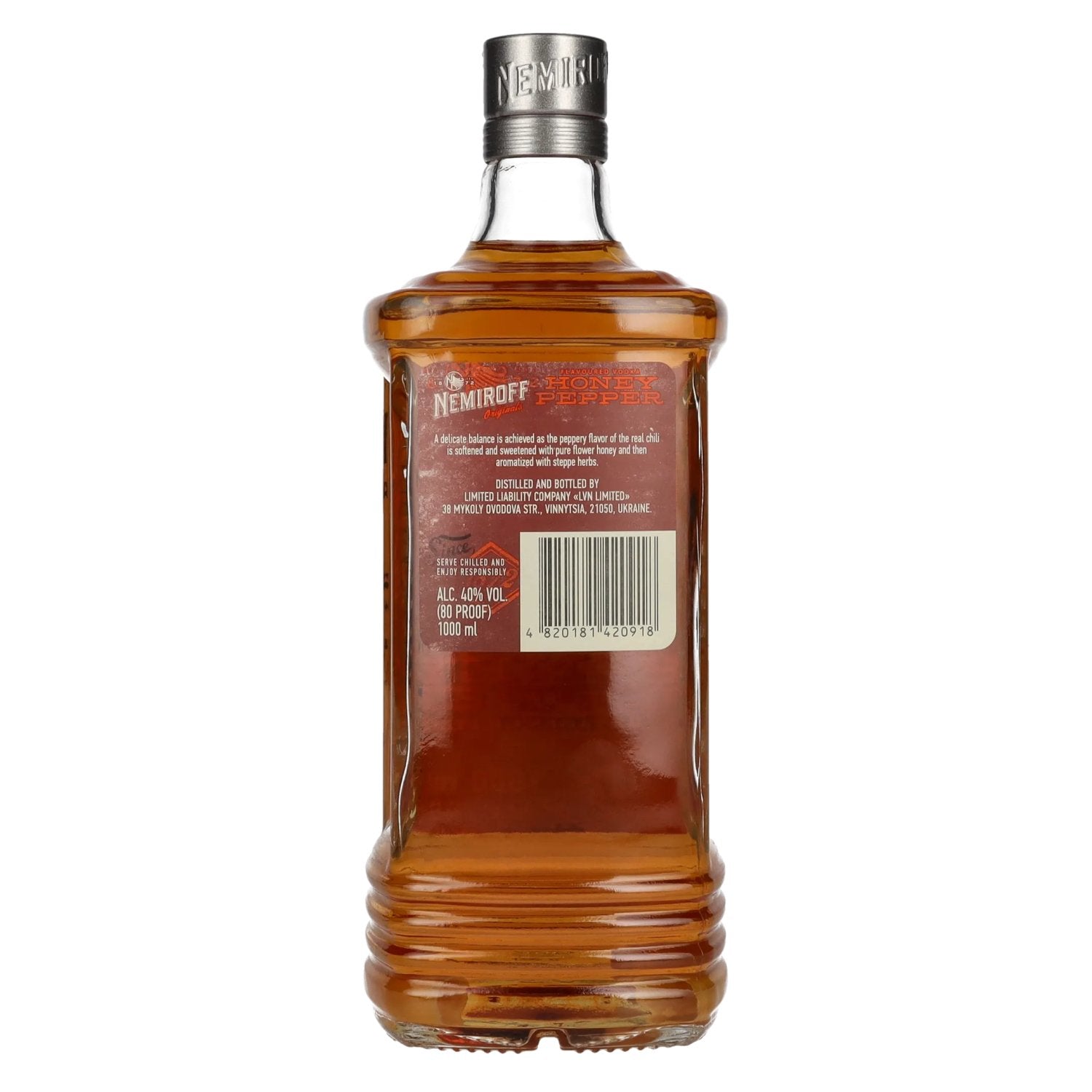Nemiroff HONEY PEPPER Flavoured Vodka 40% Vol. 1l
