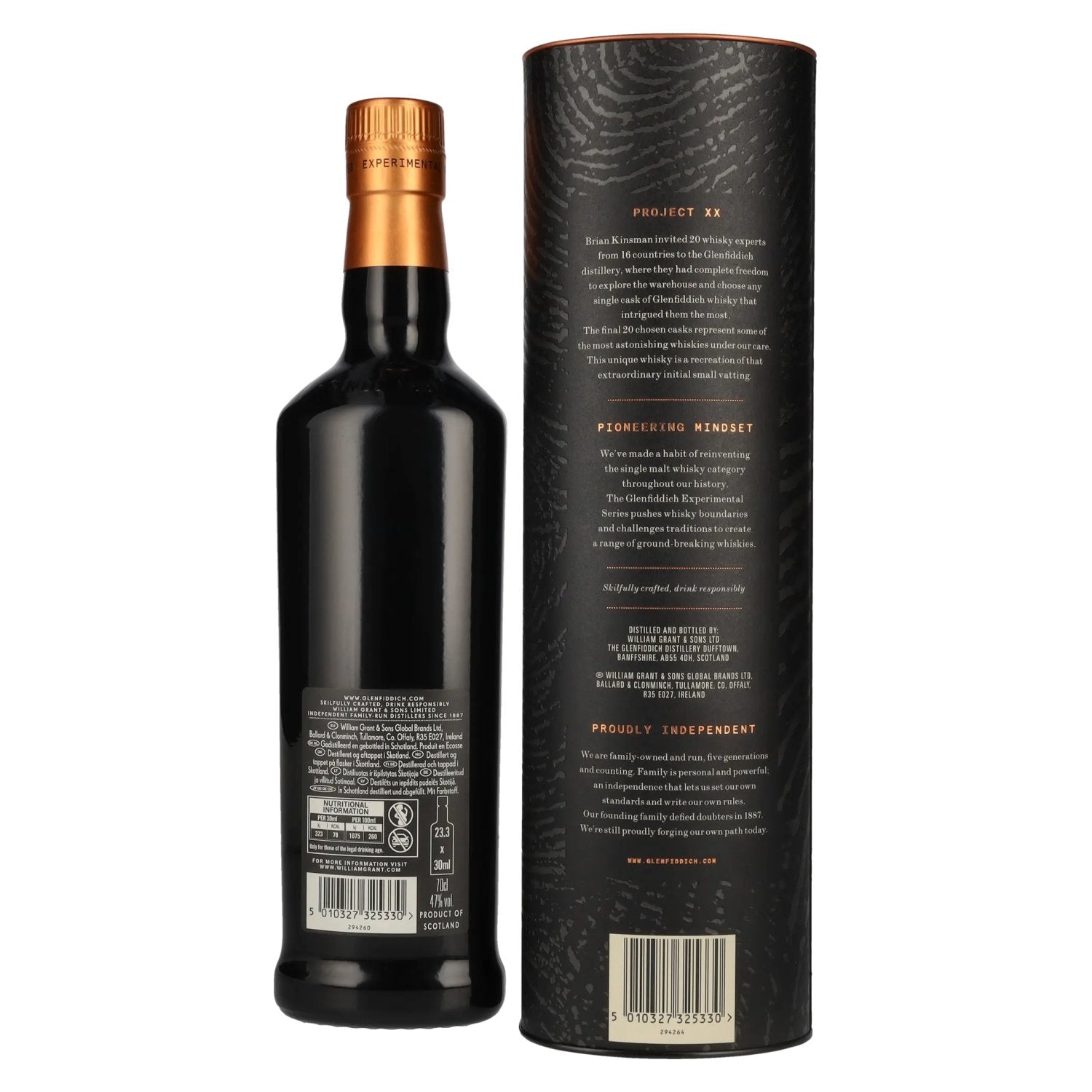 Glenfiddich PROJECT XX Experimental Series #02 Single Malt Scotch Whisky 47% Vol. 0,7l in Geschenkbox