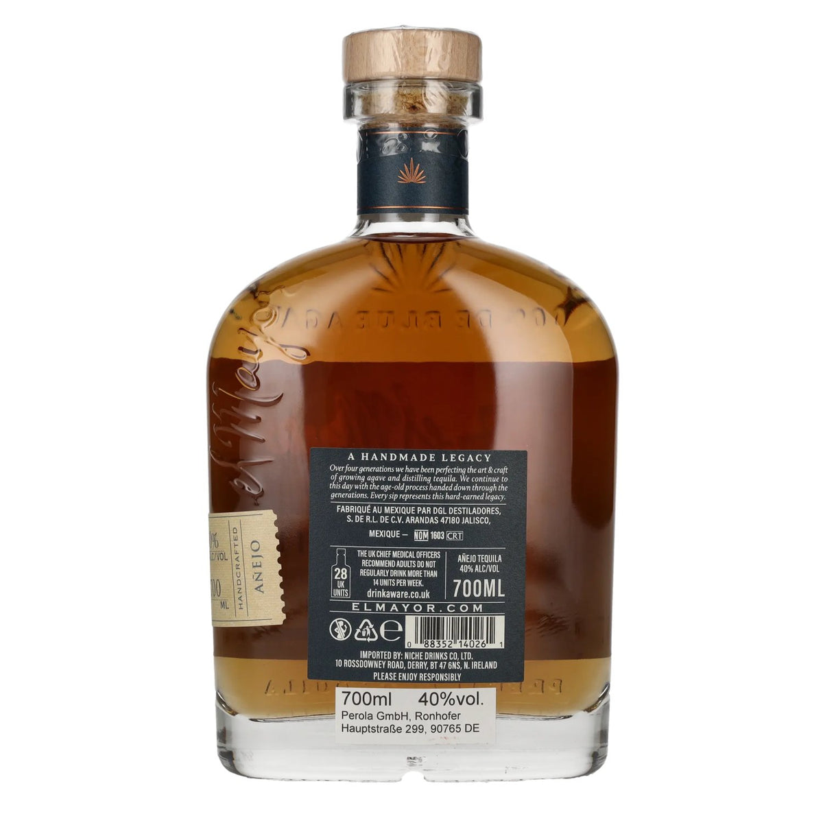 El Mayor Añejo Tequila 100% Agave 40% Vol. 0,7l