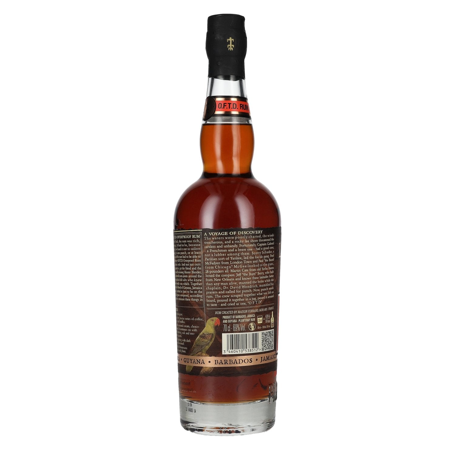 Planteray Rum O.F.T.D. Overproof Rum 69% Vol. 0,7l