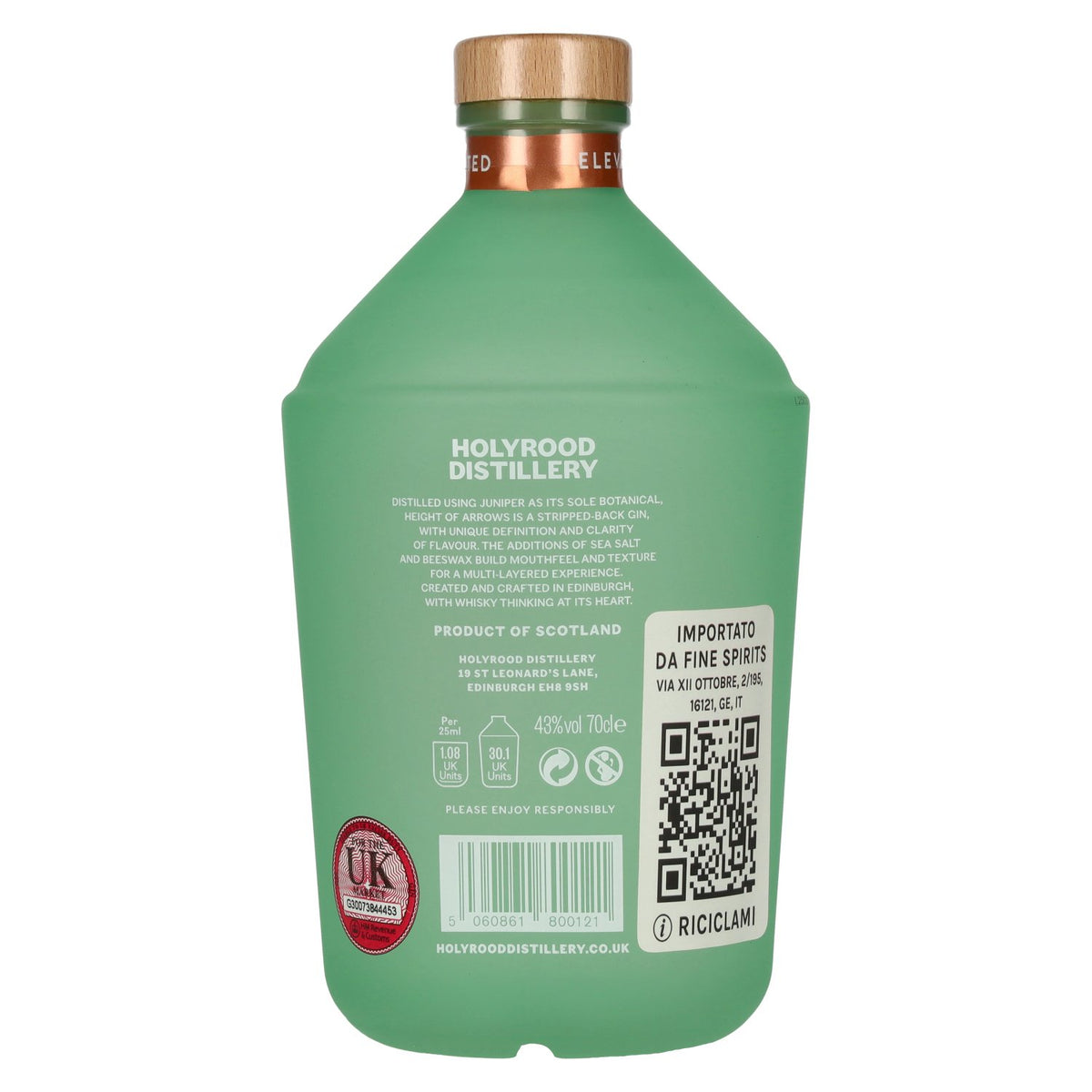 Holyrood Distillery Height of Arrows 43% Vol. 0,7l