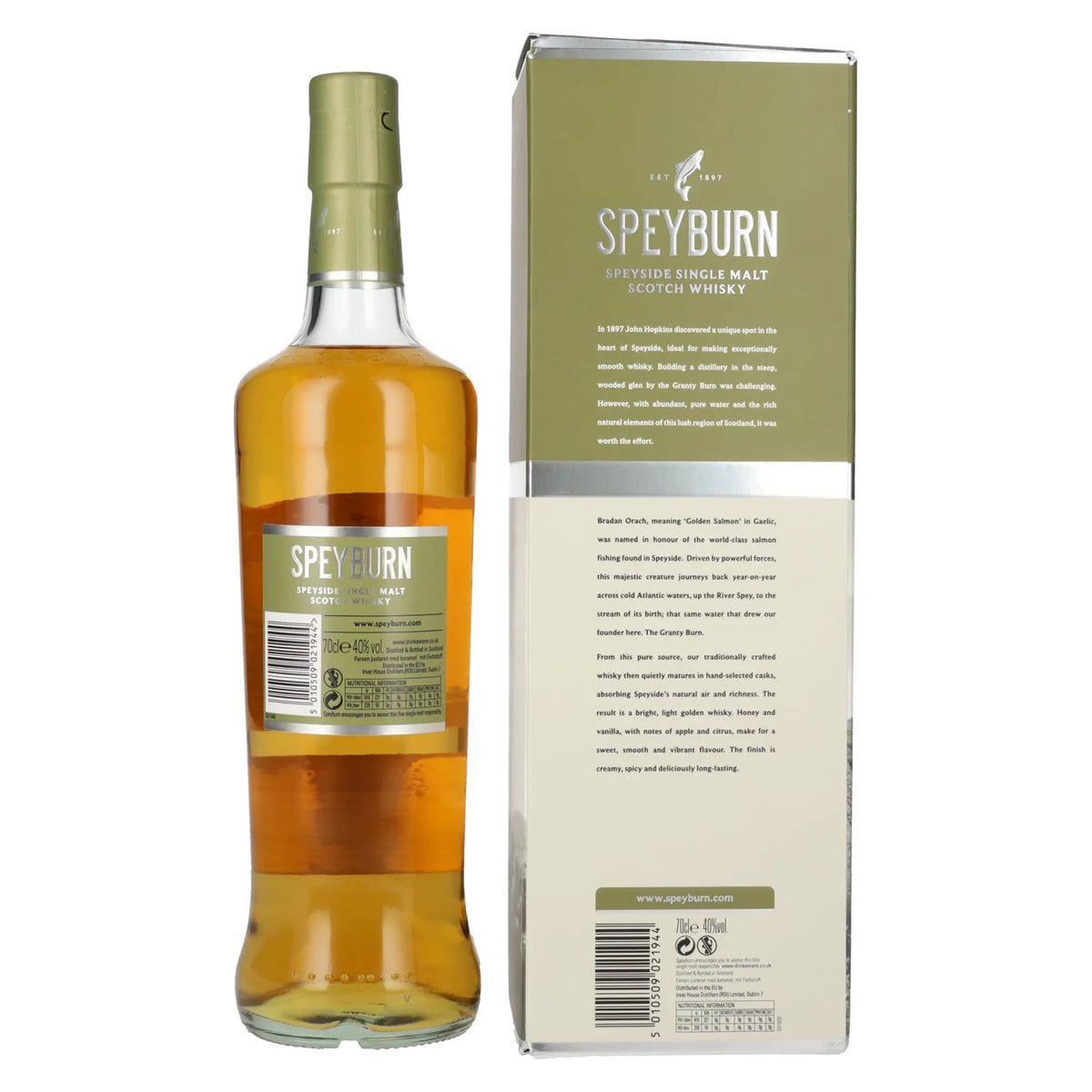 Speyburn BRADAN ORACH Speyside Single Malt Scotch Whisky 40% Vol. 0,7l in gift box