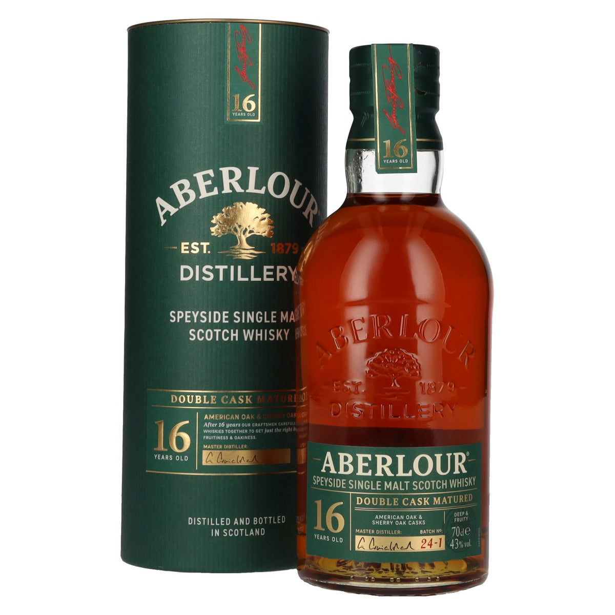 Aberlour 16 Years Old DOUBLE CASK MATURED 43% Vol. 0,7l in Geschenkbox