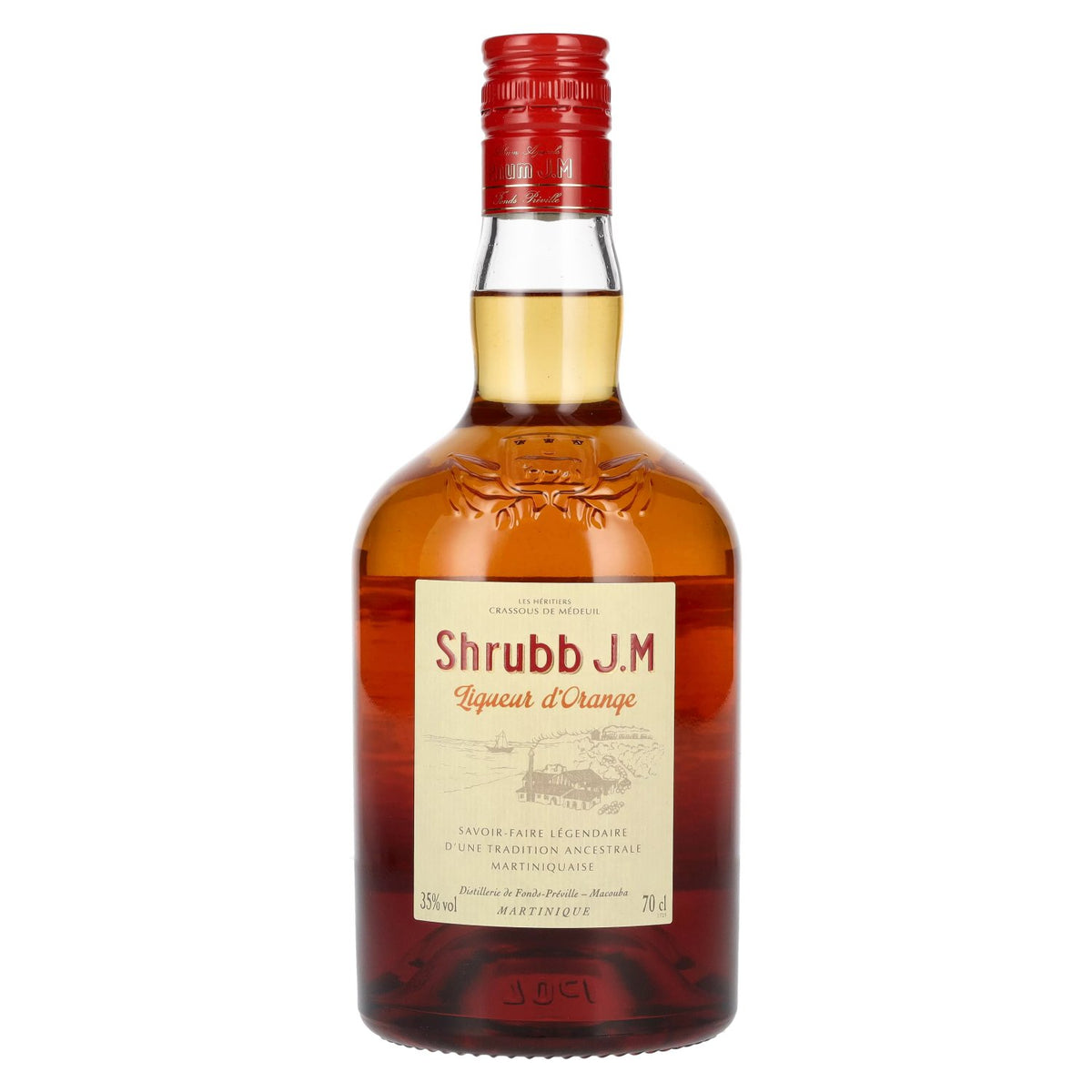 Rhum J.M Shrubb Liqueur d'orange 35 % vol. 0,7 l
