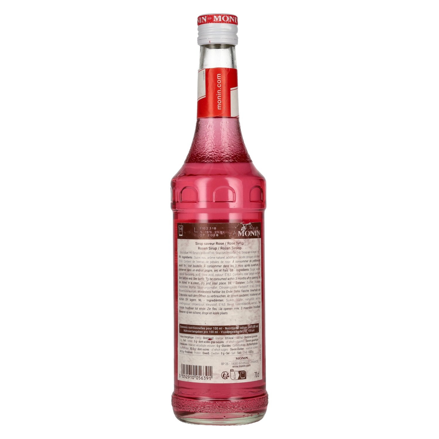 Le Sirop de Monin ROSE 0,7l