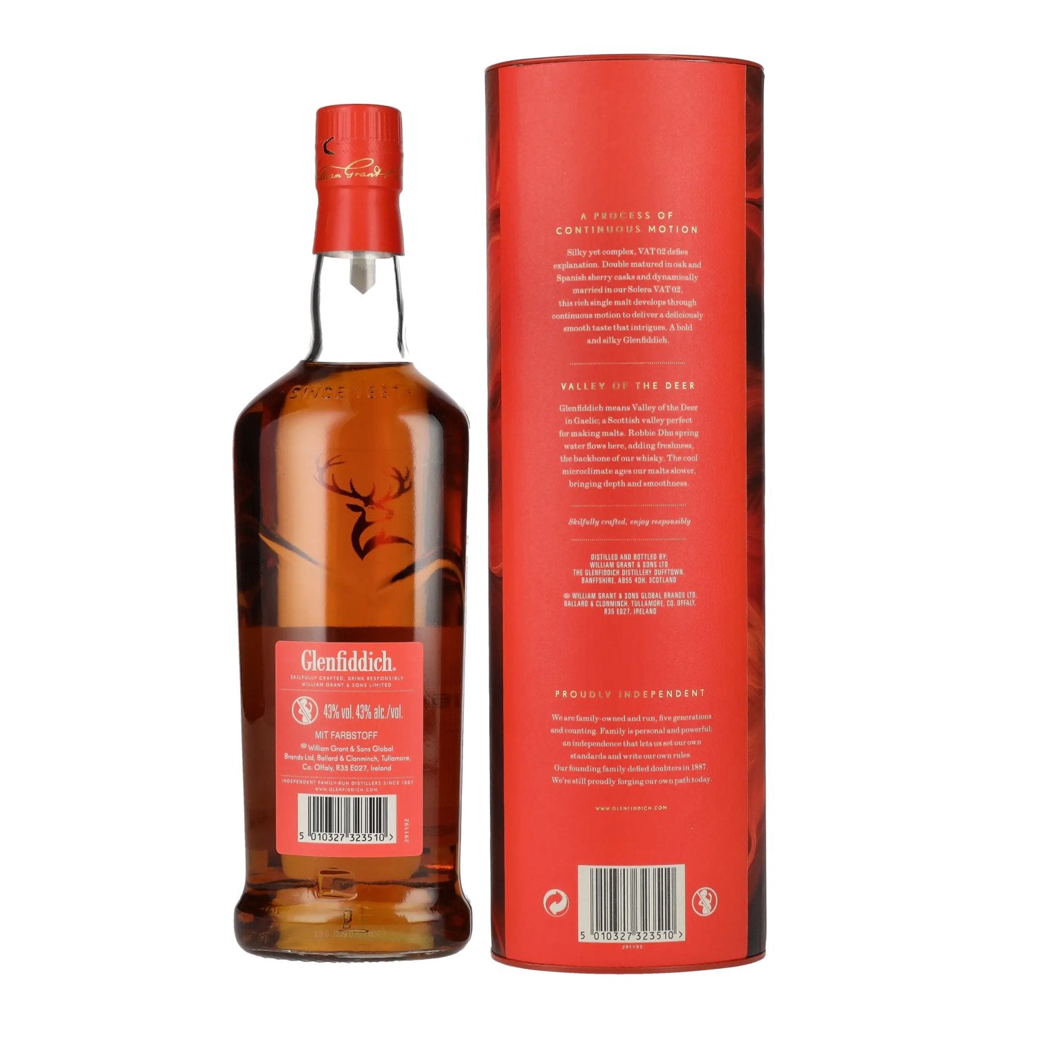 Glenfiddich Perpetual Collection VAT 02 Rich & Dark 43% Vol. 1l in Geschenkbox