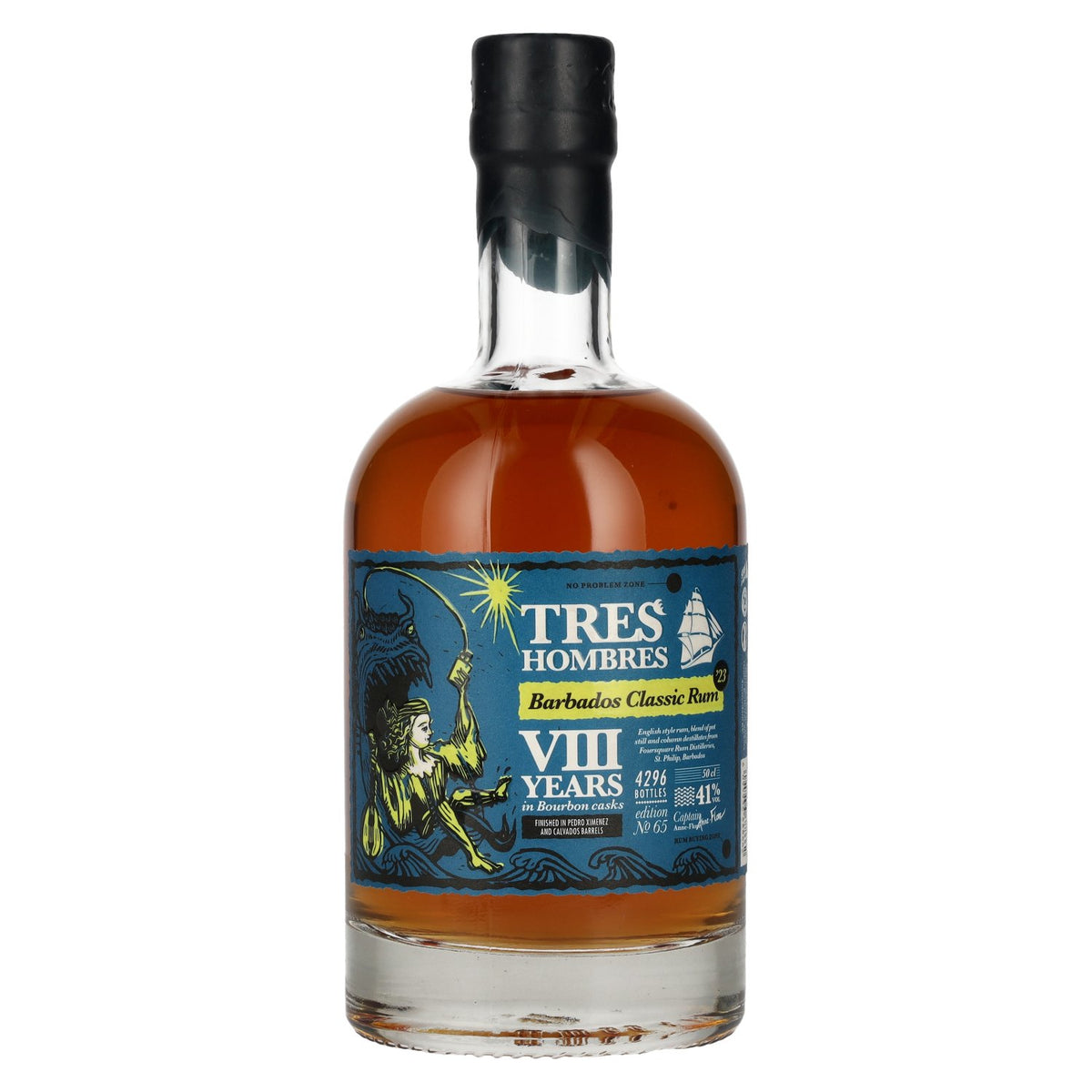 Tres Hombres Barbados Classic 8 Años Edition 65 2023 41% vol. 0,5l