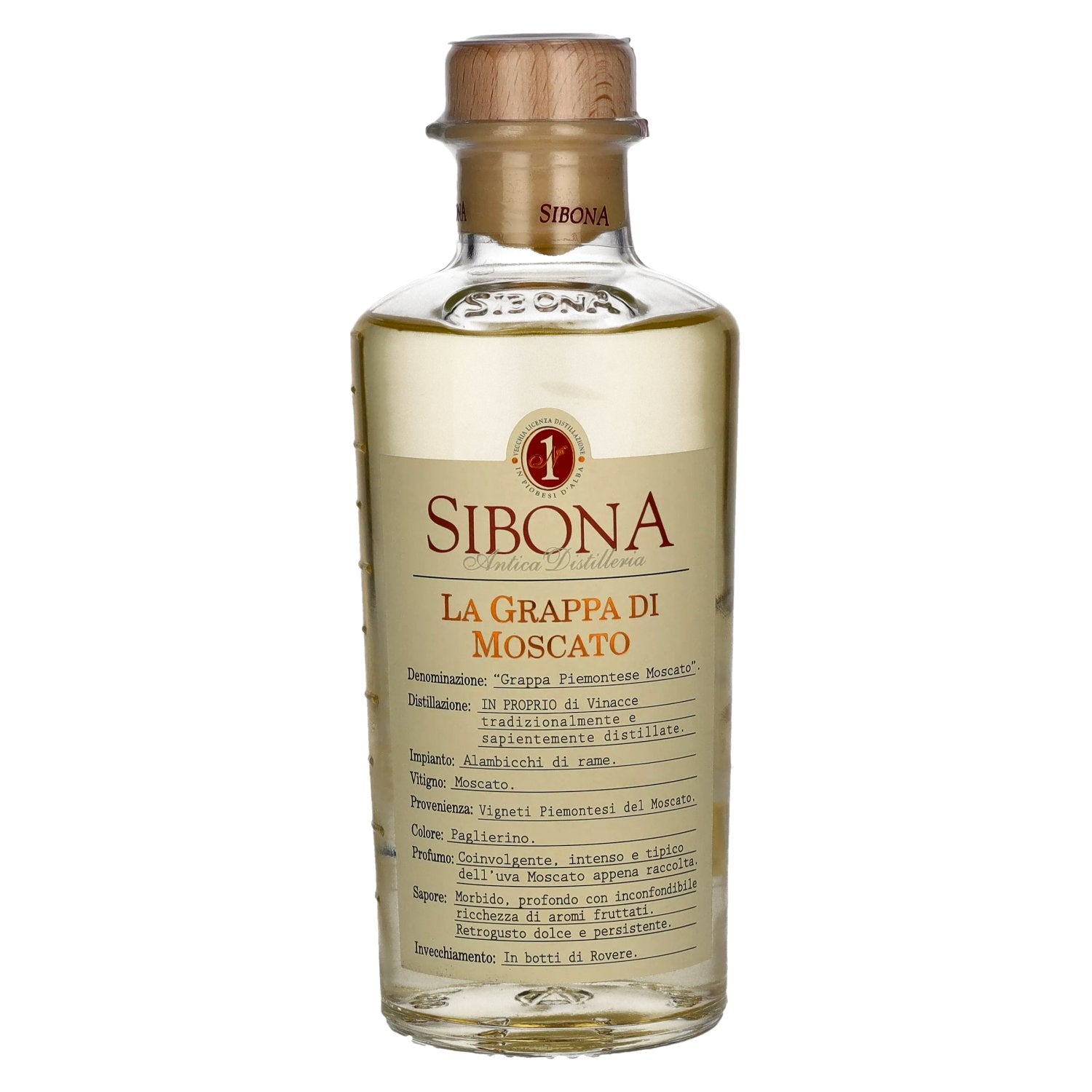 Sibona La Grappa di MOSCATO 40% vol. 0,5l