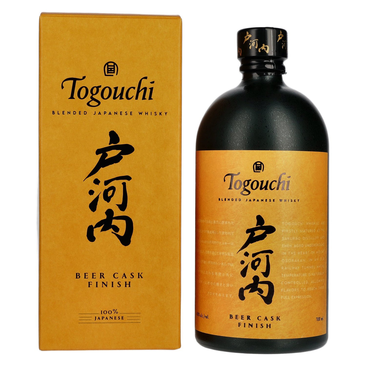 Togouchi Japanese Blended Whisky Beer Cask Finish 40% vol. 0,7l en boîte cadeau